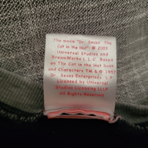 2003 CAT IN THE HAT Unisex Kids Dr. Seuss Official Movie Merchandise Shirt - Picture 6 of 6
